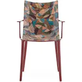 Kartell H.H.H. Chaise Impression Graphique Burgundy|Lacquer