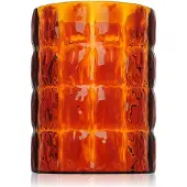 Kartell Matelasse' Vase Amber
