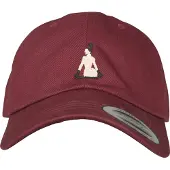 Mister tee Casquette 'Broke The Dad' rouge foncé