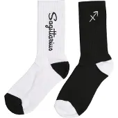 Urban Classics Chaussettes 'Zodiac' noir / blanc