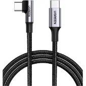 UGREEN Câble Usb-C vers Usb-C, Angular Us334 5A, Pd 100W, 2M (Noir)