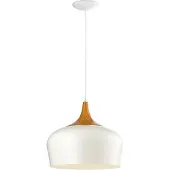 Eglo Obregon Lampe à suspendre Crème, Chêne