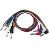 DAP Mono Patch Cable c?ble patch jack 60 cm (lot de 6)