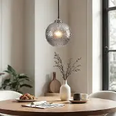 LumenXL Suspension design Shanghai - verre fumé