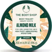 The Body Shop - Yogourt pour le corps au lait d'amande - Yogourt pour le corps pour les peaux sèches et sensibles 200ml