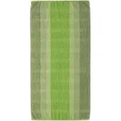 Cawö Serviette de toilette Cawö Cashmere Stripes Vert (Set de 3)