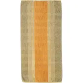 Cawö Serviette de toilette Cawö Cashmere Stripes Orange (Set de 3)