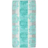 Cawö Serviette de bain Cawö Cashmere Jacquard Turquoise