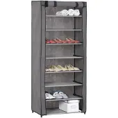 Idimex Meuble À Chaussures En Tissu Tamara 8 Tablettes