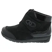 Waldlaufer Boots 'Stiefel Damen 812815 304 001 Echtleder in schwarz' noir
