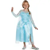 Disguise Disney Frozen Elsa Classic Girl Costume Bleu 5-6 Years Enfants