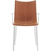 Kartell H.H.H. Chaise Cuir White|Leather