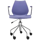 Kartell Maui Chaise Pivotante Armchair | Navy Blue