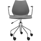 Kartell Maui Chaise Pivotante Armchair | Anthracite