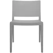 Kartell Lizz Mat Chaise - Lot de 2 Grey