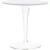 Kartell Tip Top Table Standard | Glossy White|Crystal