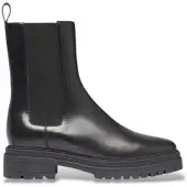 Ba&sh pour femme. 2H20CODA Bottes en Cuir Coda noir (36), 3 à 5 cm, Aucun, Casuel
