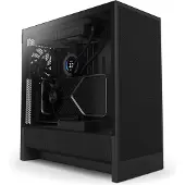 NZXT H Series H5 Flow - Boîtier moyen tour - Format E-ATX - Panneau latéral avec fenêtre (en verre trempé)