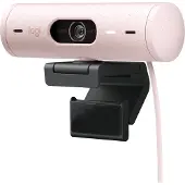 Logitech Webcam Brio 500 HD avec Deux Micros à Réduction de Bruit Rose