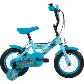 Stitch Vélo à roulements à billes Disney Stitch pour enfants, 12 pouces – Vélo avec roues d'appui
