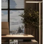 Lyora Lampadaire blanc Biolight anti-UV