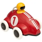 BRIO Voiture de course Push &amp; Go Rouge - - 30226 - Système à rétrofriction - Jouet Premier âge