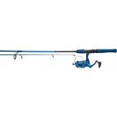 Kinetic Canne à pêche RamaSjang 5.6ft 5-24g avec moulinet bleu
