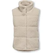 ONLY GIRLS Gilet 'KOGSANDRA' beige