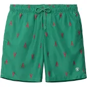 The Sunshine Brand Shorts de bain 'Mike' vert / rouge
