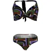Aquafeel 23569 Bikini Vert 42 / C Femme