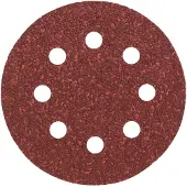 Bosch 2609256A15 Feuilles Abrasives Pour Ponceuses Excentriques Diamètre 115 Mm 8 Trous Grain 40 Lot De 5 Feuilles
