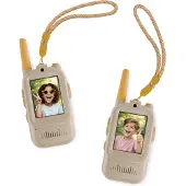 Zazu Jouet vidéo "Talkie-Walkie" pour enfants, couleur taupe, portée de 300 mètres