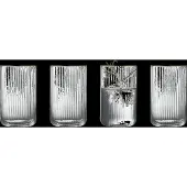 Lyngby Glas Verre Palermo Gold, Verres, Transparent, Or