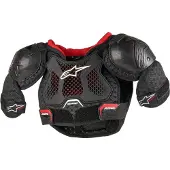 Alpinestars Protection De Poitrine Bionic Action Kickstart Junior Black Red, Taille: 4/6