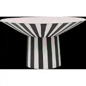 OYOY Centre de table Toppu noir haut