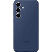 Samsung Coque en silicone pour Galaxy S24 FE Bleu