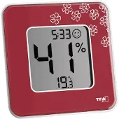 TFA-Dostmann 30.5021.05, Thermomètre + hygromètre, Rouge
