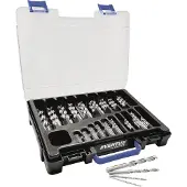 Exact Set de forets hélicoïdaux pour métal 120 pièces 1 (1 mm, 1,5 mm, 10 mm, 2 mm, 2,5 mm, 3 mm, 3,5 mm, 4 mm, 4,5 mm, 5 mm, 5,5 mm, 6 mm, 6,5 mm, 7 mm, 8 mm, 8,5 mm, 9 mm, 9,5 mm)