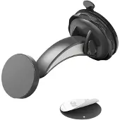 Hama Support Voiture Universel Magnet Avec Ventouse Noir (00201512)