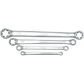 Ks Tools CHROME+ Jeu de clés à double anneau TX-