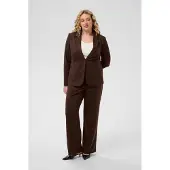 KAFFE CURVE Blazer 'KC Jenna' brun foncé