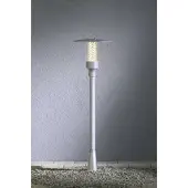 Konstsmide Éclairage de la terrasse Nova 118 118cm argent mat