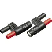 Fluke PM9082/001 Adaptateur - Double fiche banane (femelle) vers fiche BNC (mâle) (2pcs)