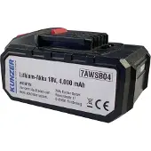 Kunzer Batterie lithium 18 V pour 7AWS125, 7ASS03, 7AFS01 7AWSB04