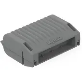 Wago Boîtier Gelbox ; dérivation ; pour câbles à conducteurs ; gris 207-1432