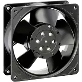 EBM PAPST Ventilateur axial 230 V/AC (119 mm, 1x), Ventilateur PC, Noir