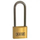 Kasp K12550L80A1 Cadenas en laiton Premium 50 x 80 mm s'entrouvant