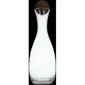 Sagaform Carafe à vin avec bouchon en liège, 1.5 l, soufflée à la bouche, Conteneurs de service, Transparent