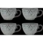 Bloomingville Ensemble de 4 tasses Katrina grises