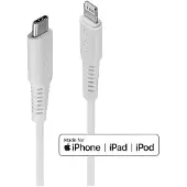 Lindy 31316 Câble 1m USB C vers Lightning, blanc